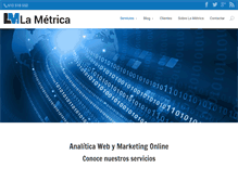 Tablet Screenshot of lametrica.com